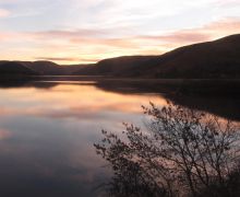 Sunset over St Mary's Loch