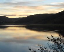 Evening light over St Mary's Loch